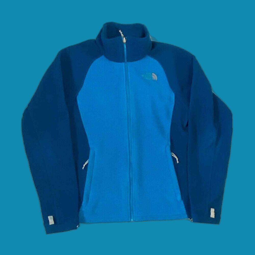 The‎ north face full zip fleece jacket womens Small Blue